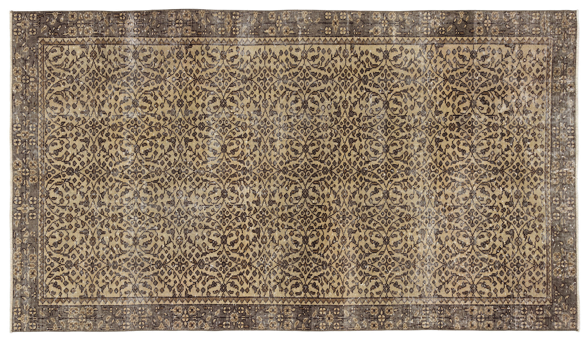 Apex Vintage Halı Kahve 9782 156x272cm