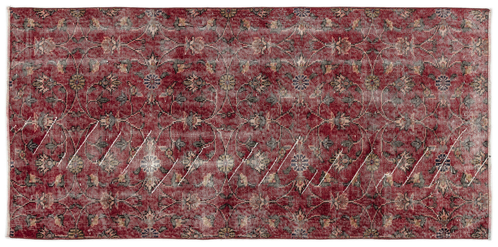 Apex Vintage Halı Kırmızı 12384 094 cm X 197 cm