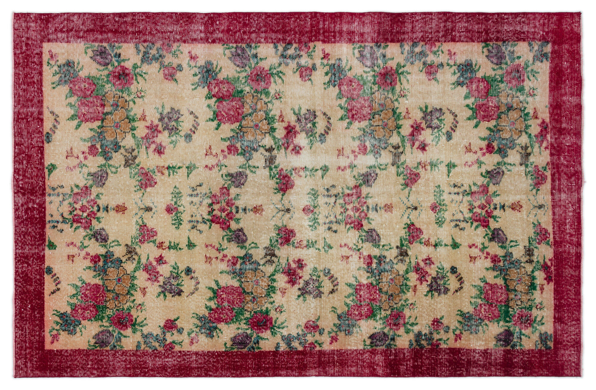 Apex Vintage Halı Kırmızı 19884 156 cm X 241 cm