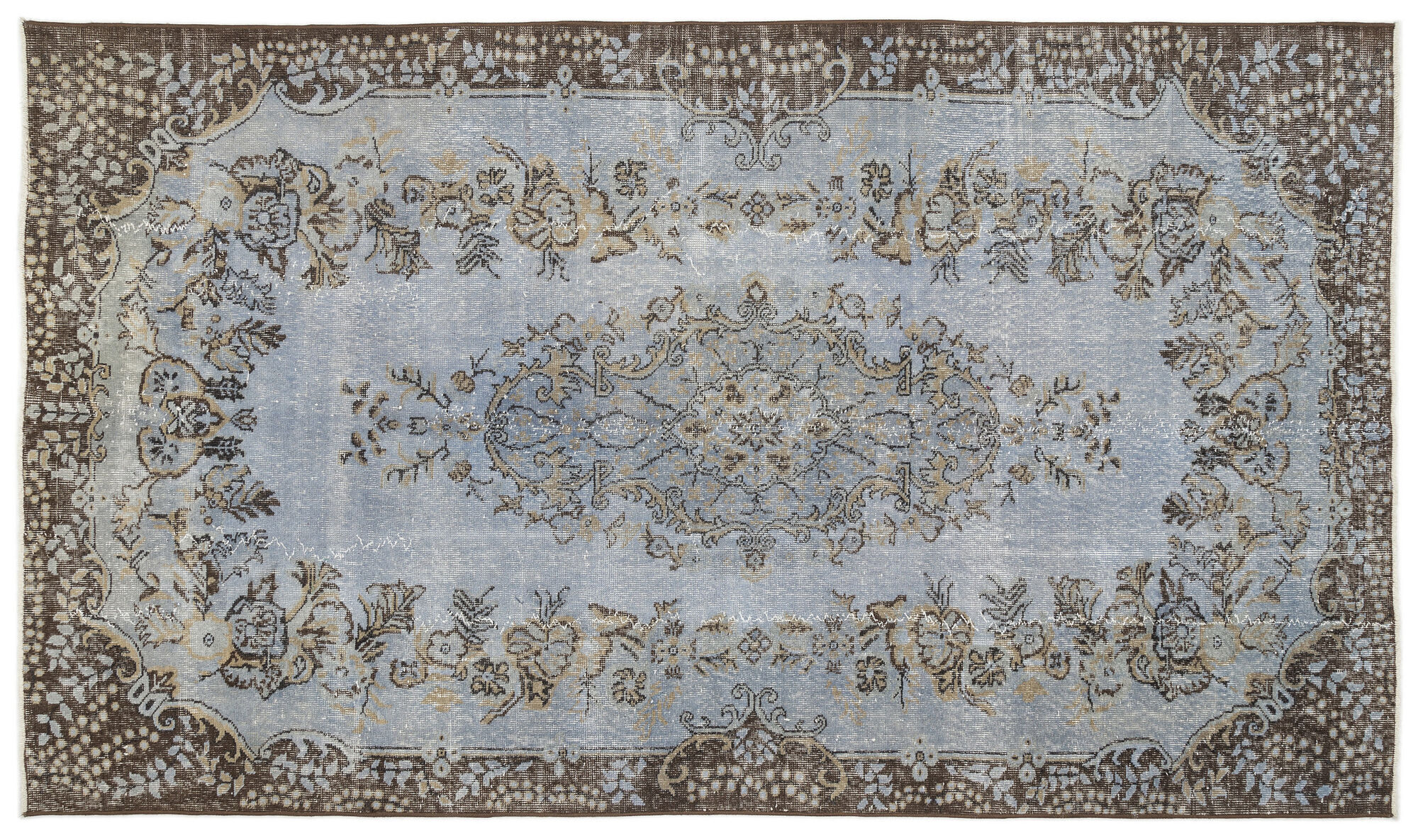 Apex Vintage Halı Mavi 12422 168x 291cm