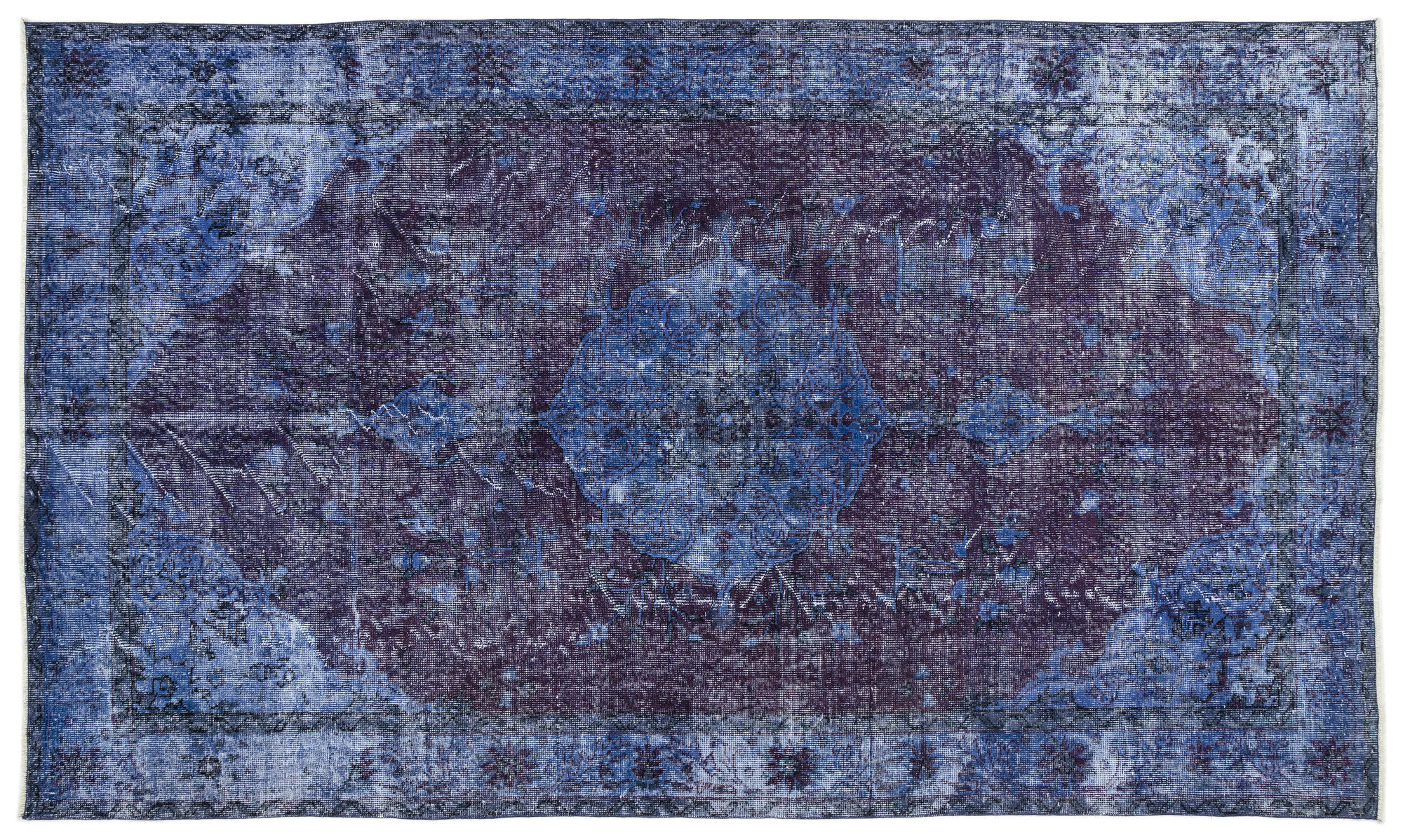 Apex Vintage Halı Mavi 13007 181x 309cm
