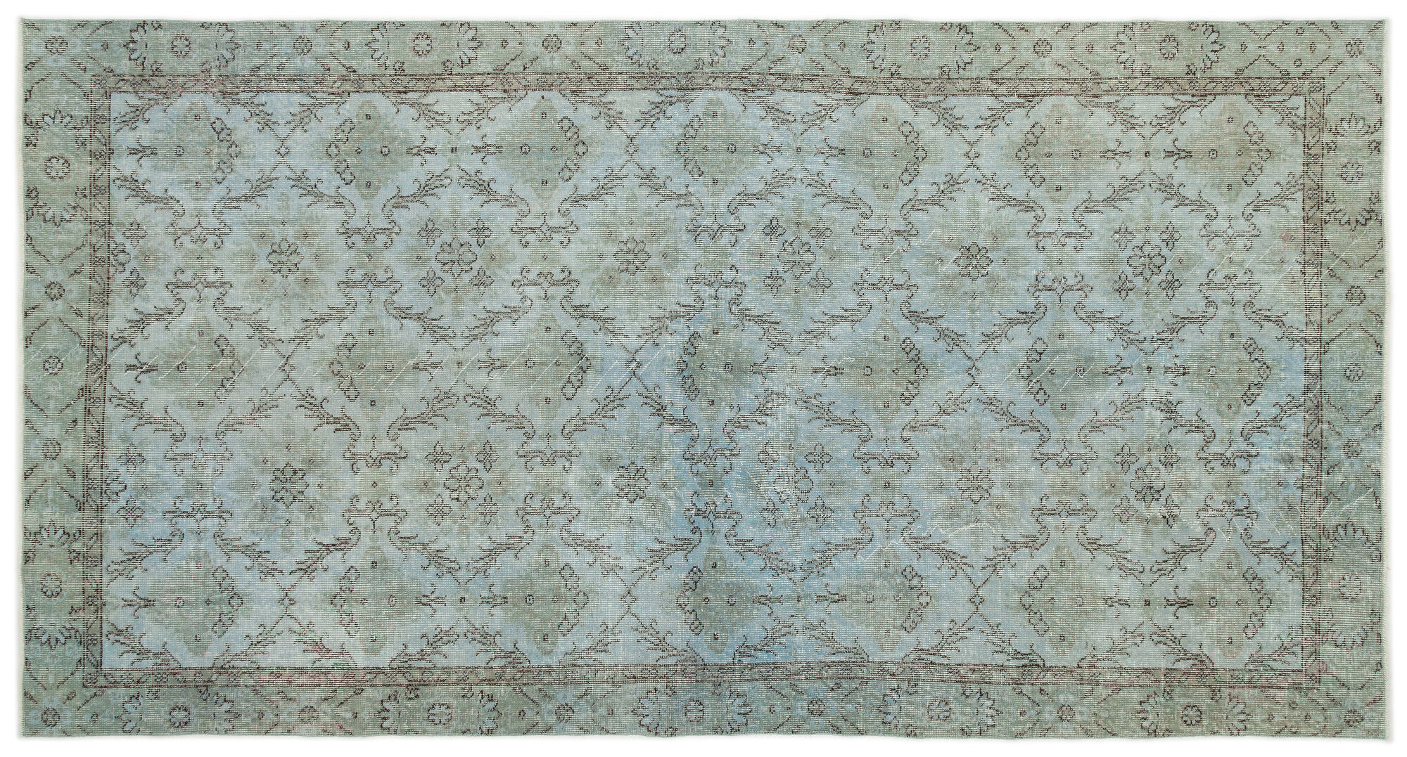 Apex Vintage Halı Mavi 17127 153x 293cm
