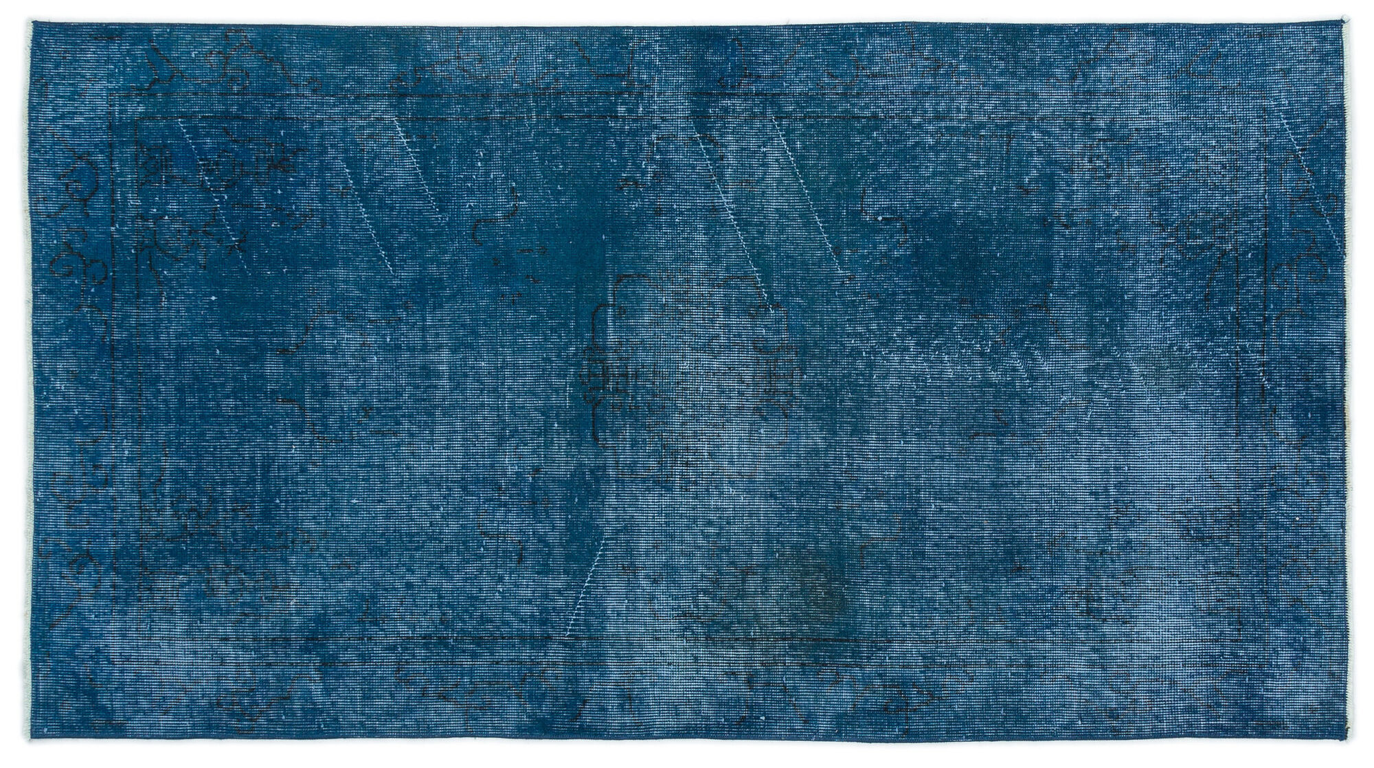 Apex Vintage Halı Mavi 17662 110x 202cm