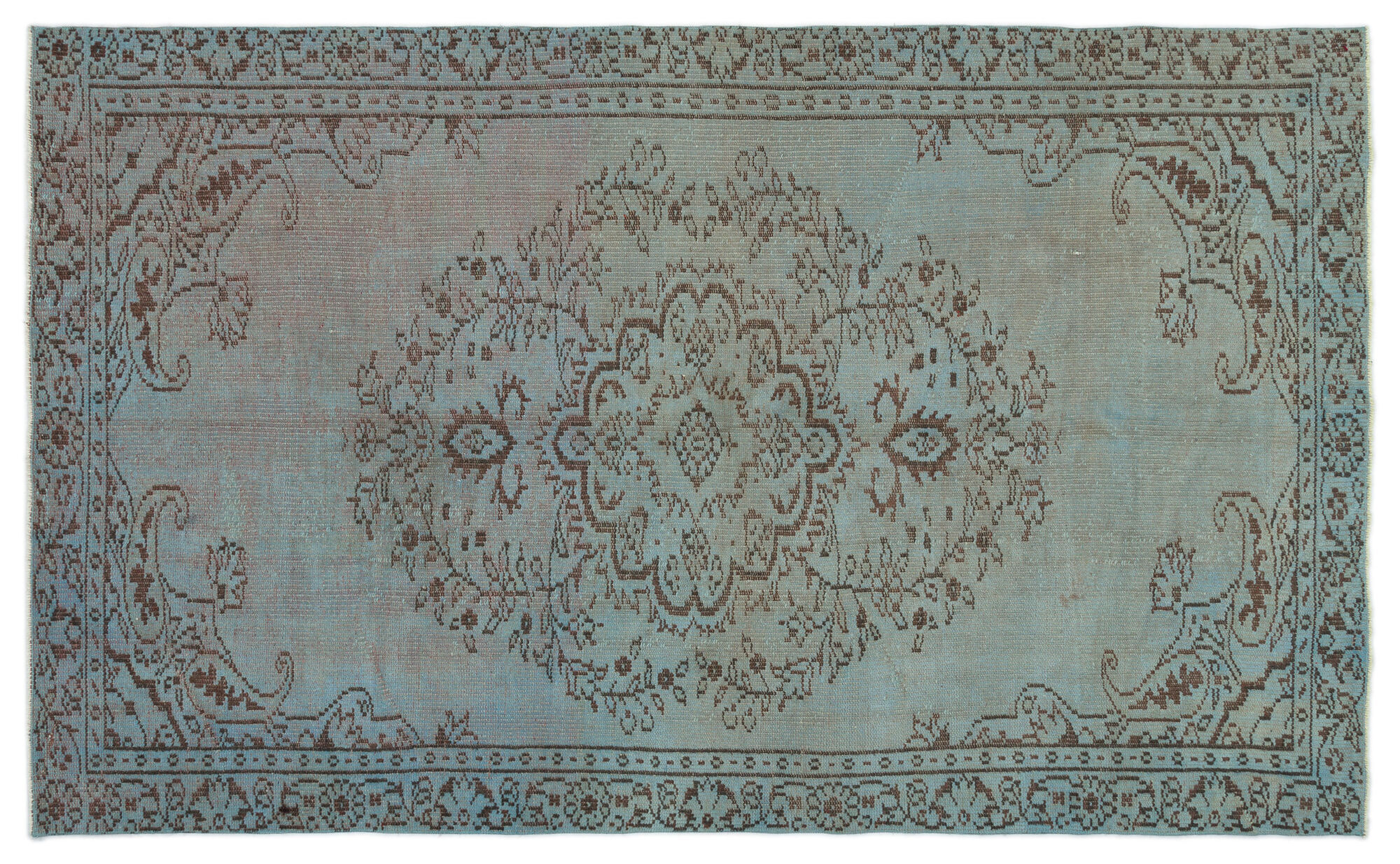 Apex Vintage Halı Mavi 19483 158x 264cm