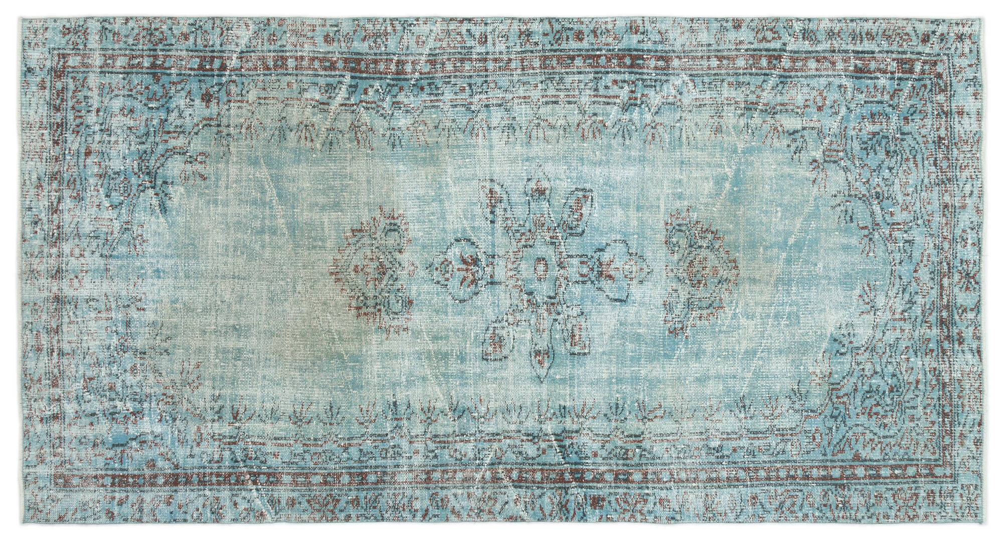 Apex Vintage Halı Mavi 20120 146x 260cm