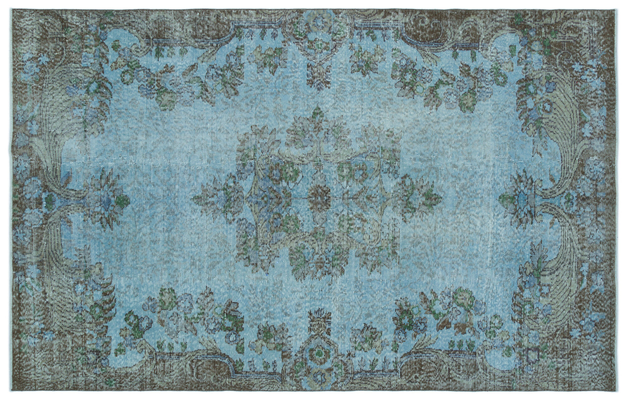 Apex Vintage Halı Mavi 23032 171x 270cm