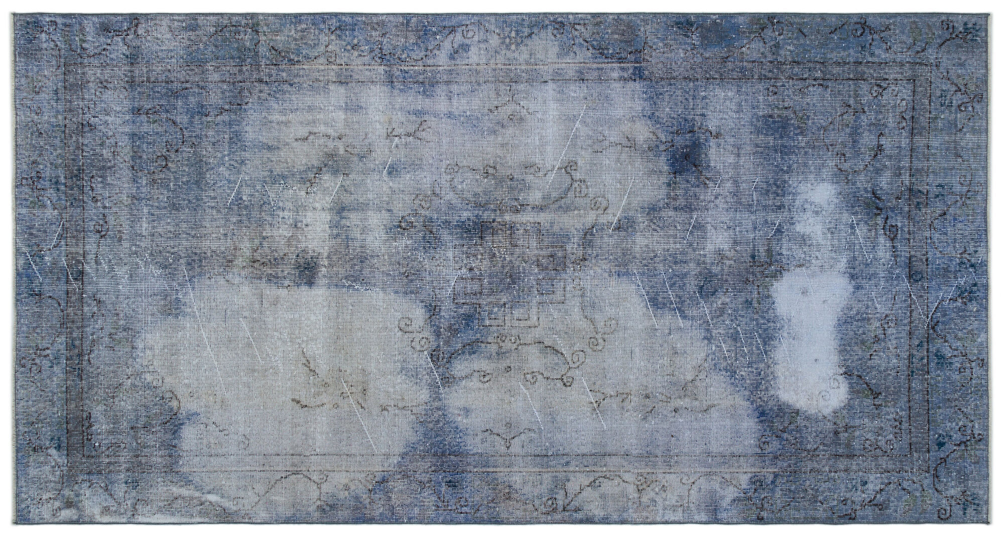Apex Vintage Halı Mavi 23115 157x 290cm