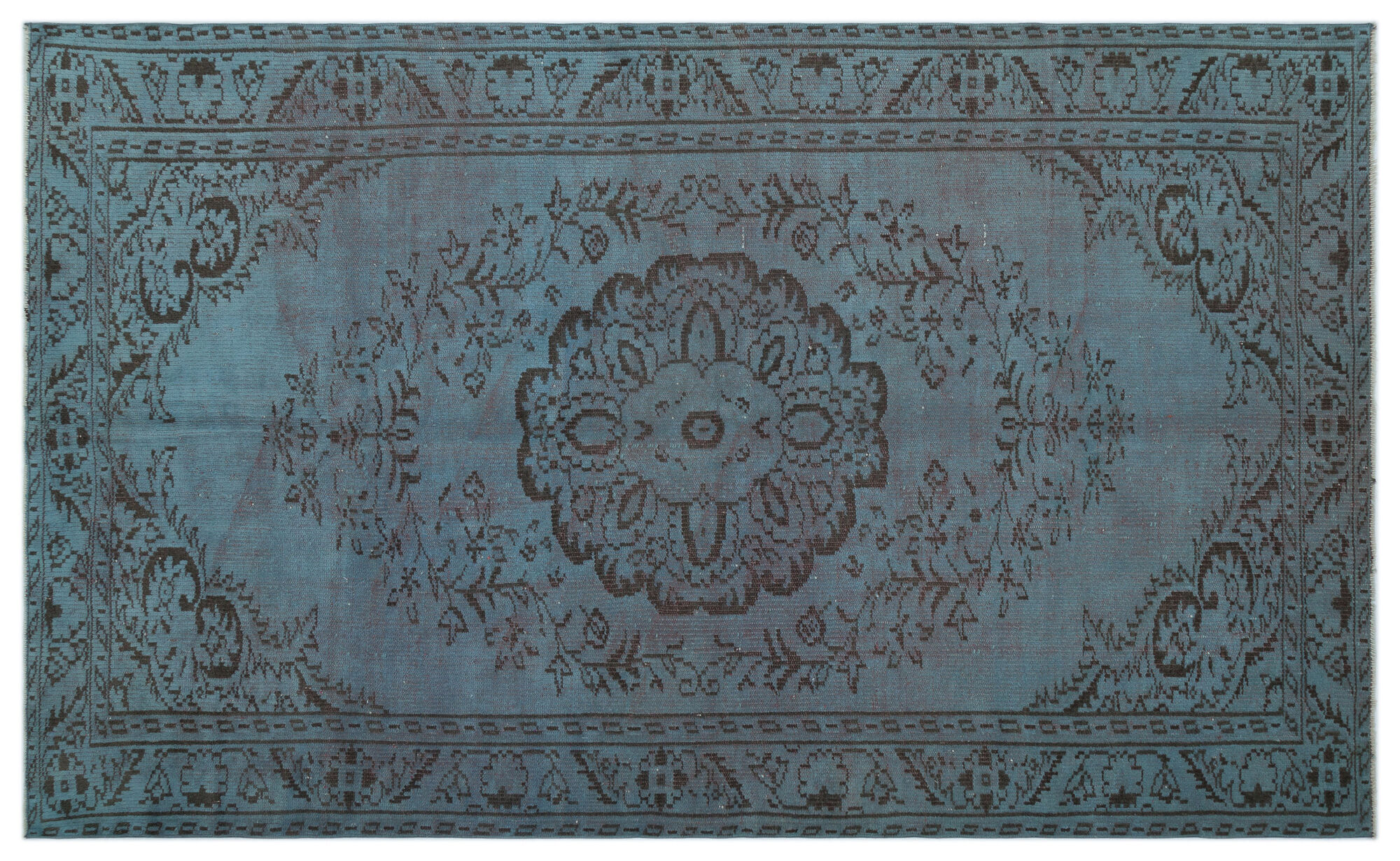 Apex Vintage Halı Mavi 23446 161x 270cm
