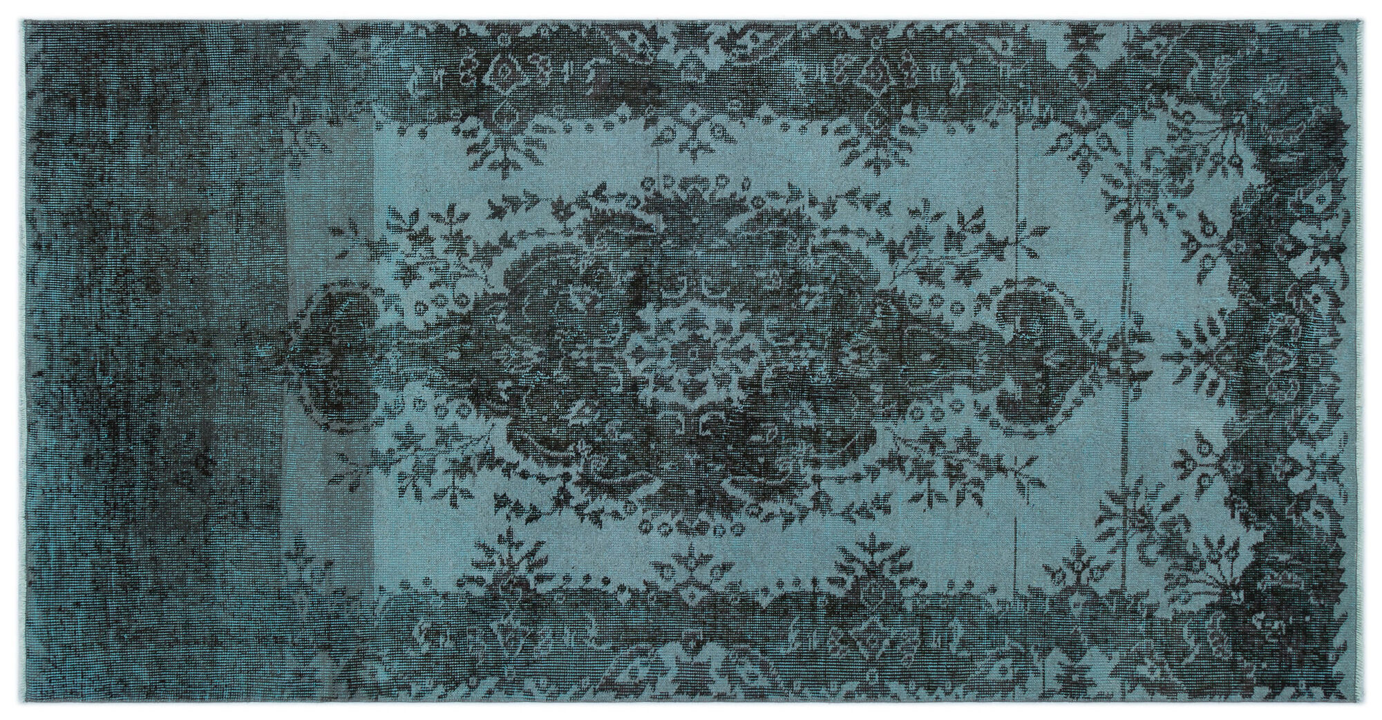 Apex Vintage Halı Mavi 23591 111x 218cm