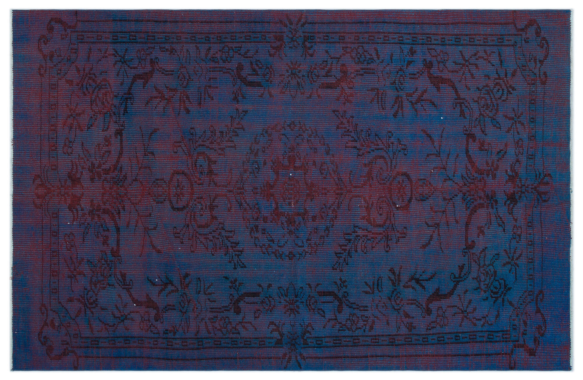 Apex Vintage Halı Mavi 23598 151x 231cm
