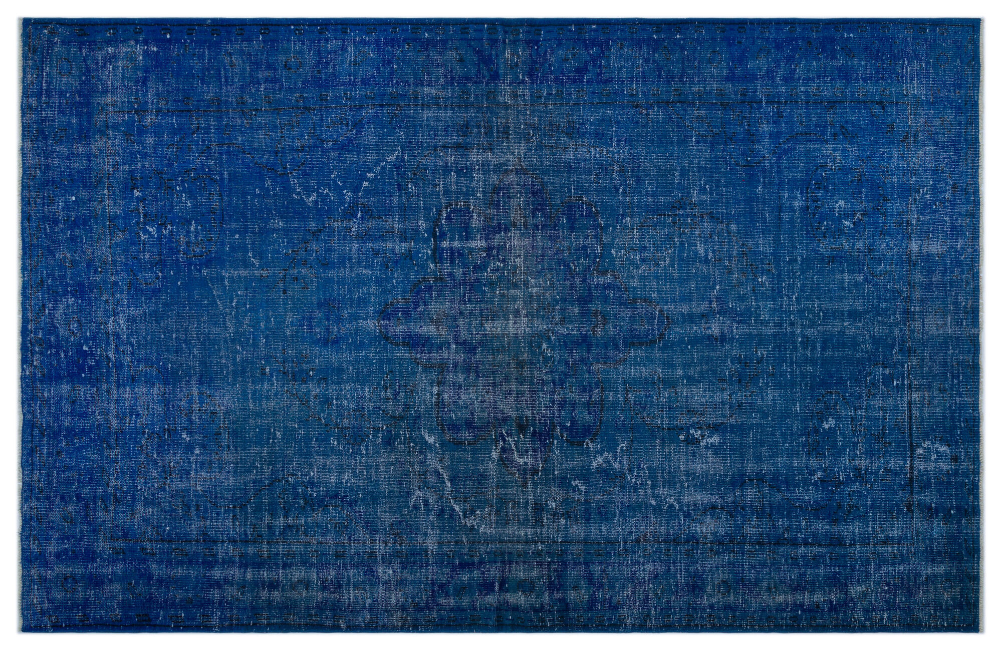 Apex Vintage Halı Mavi 23613 182x 288cm