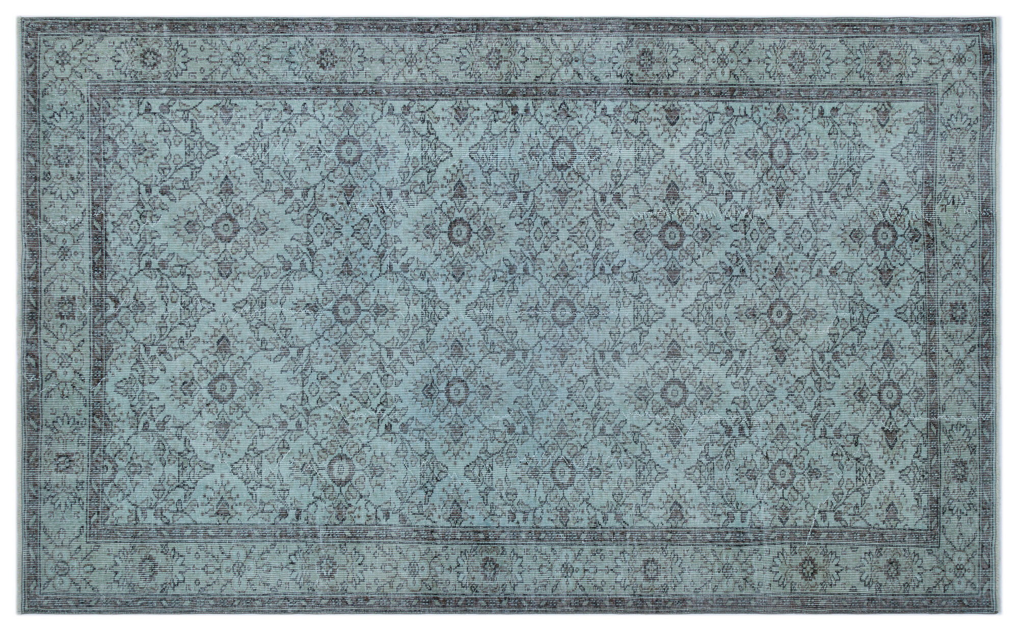 Apex Vintage Halı Mavi 23767 177x 291cm