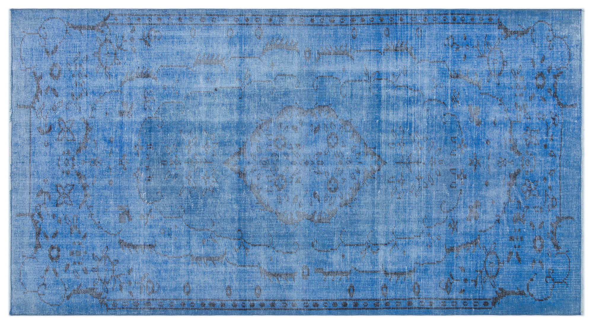 Apex Vintage Halı Mavi 23868 138x 253cm