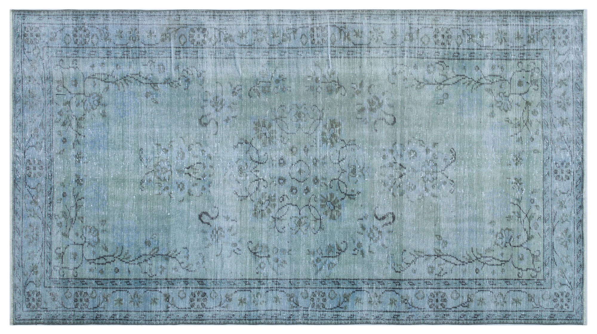 Apex Vintage Halı Mavi 25761 146x 265cm