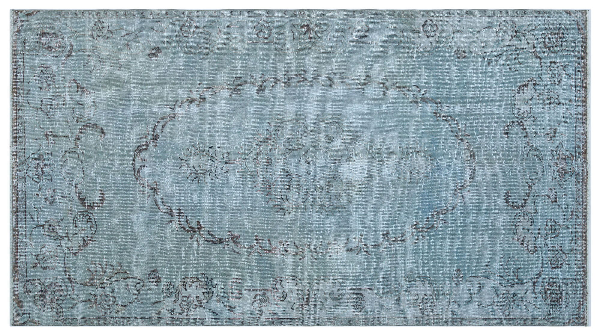 Apex Vintage Halı Mavi 25766 150x 274cm