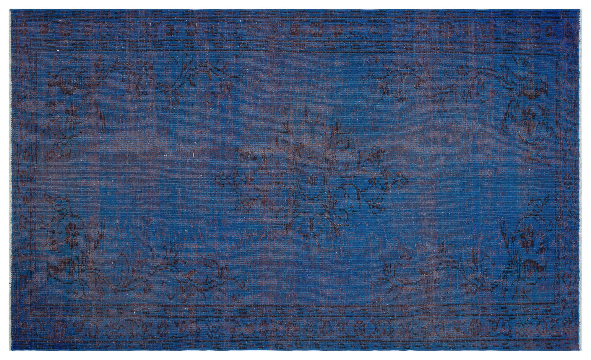 Apex Vintage Halı Mavi 27829 170x 283cm