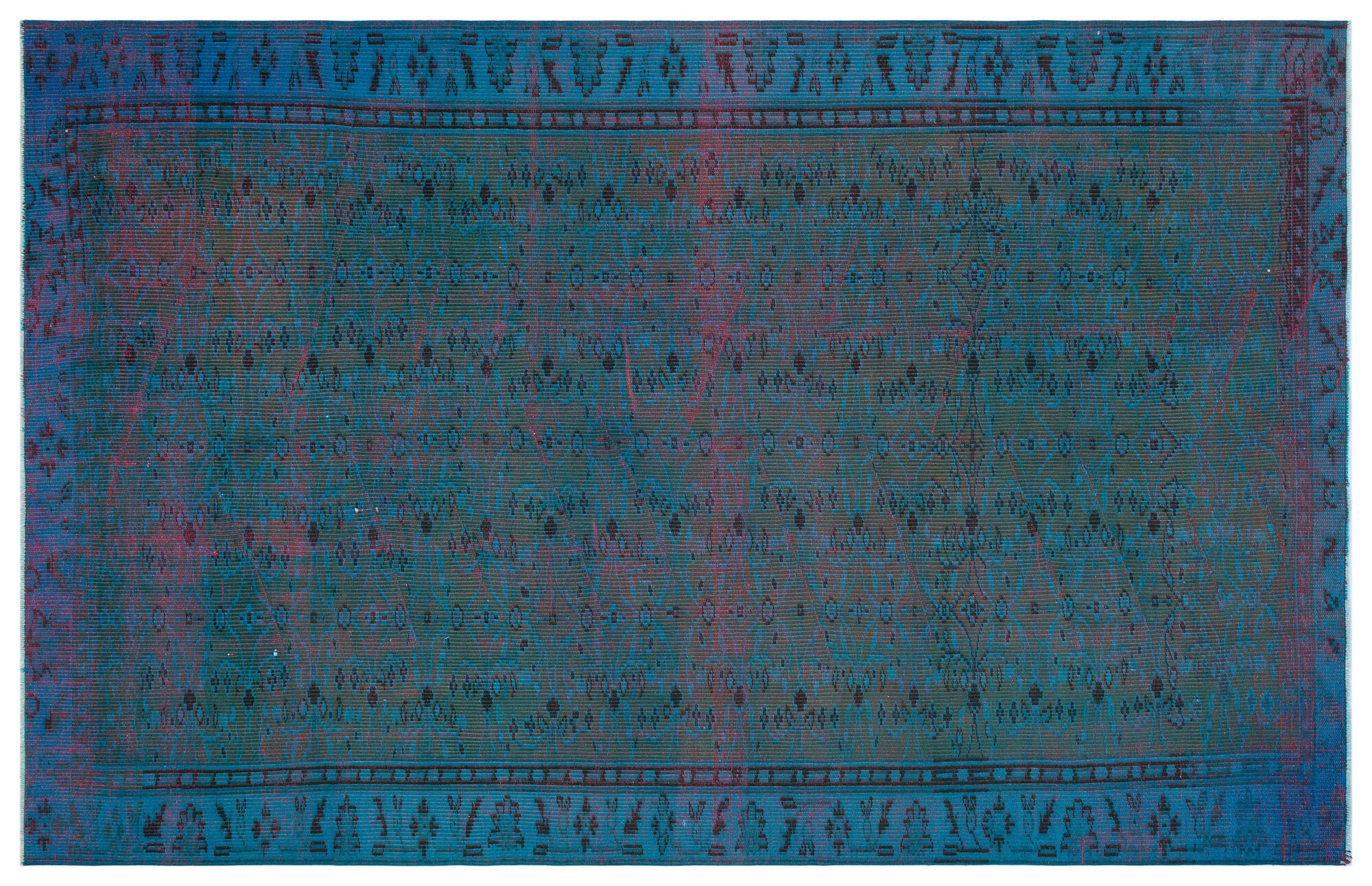 Apex Vintage Halı Mavi 27987 169x 260cm