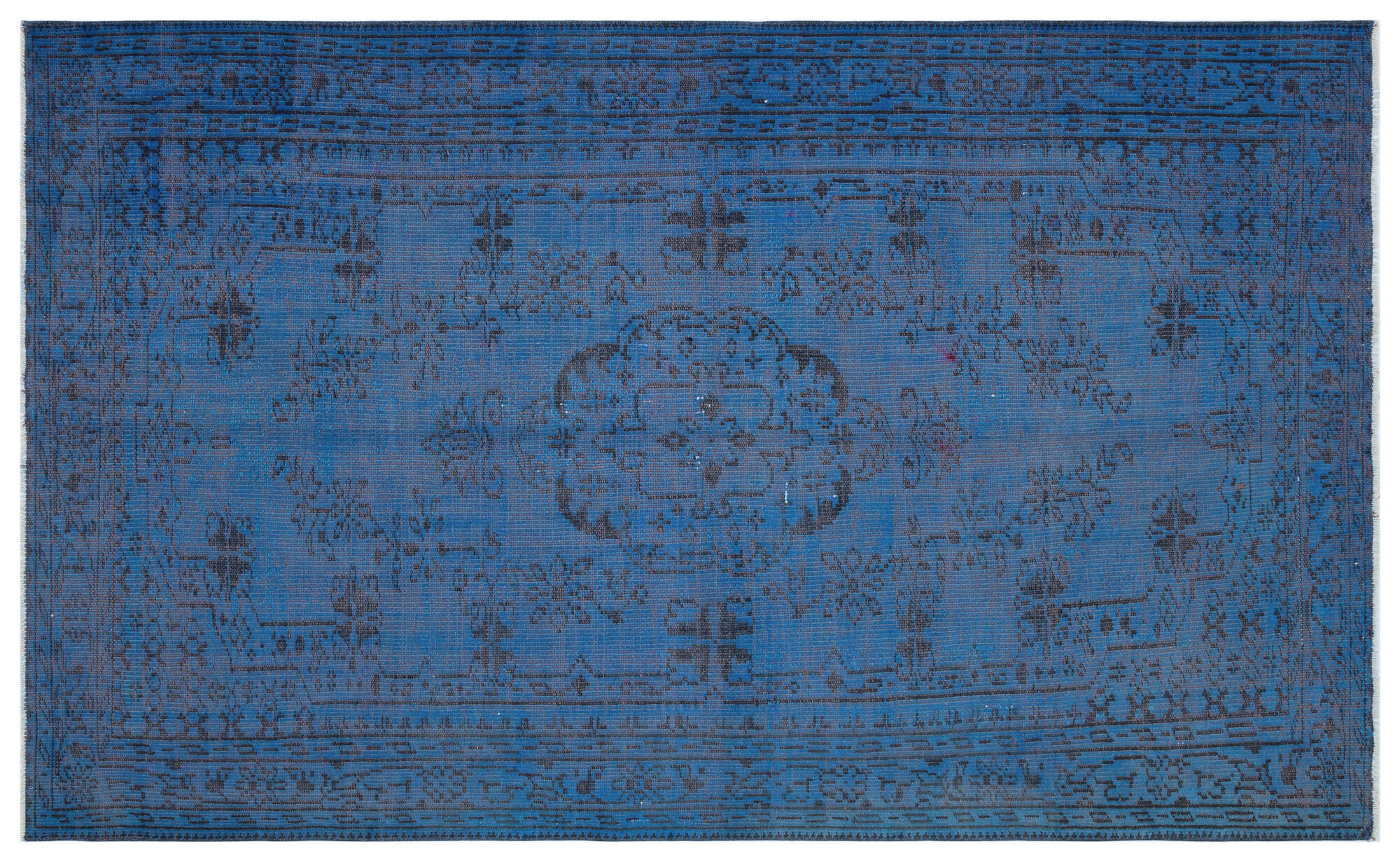 Apex Vintage Halı Mavi 28649 167x 270cm