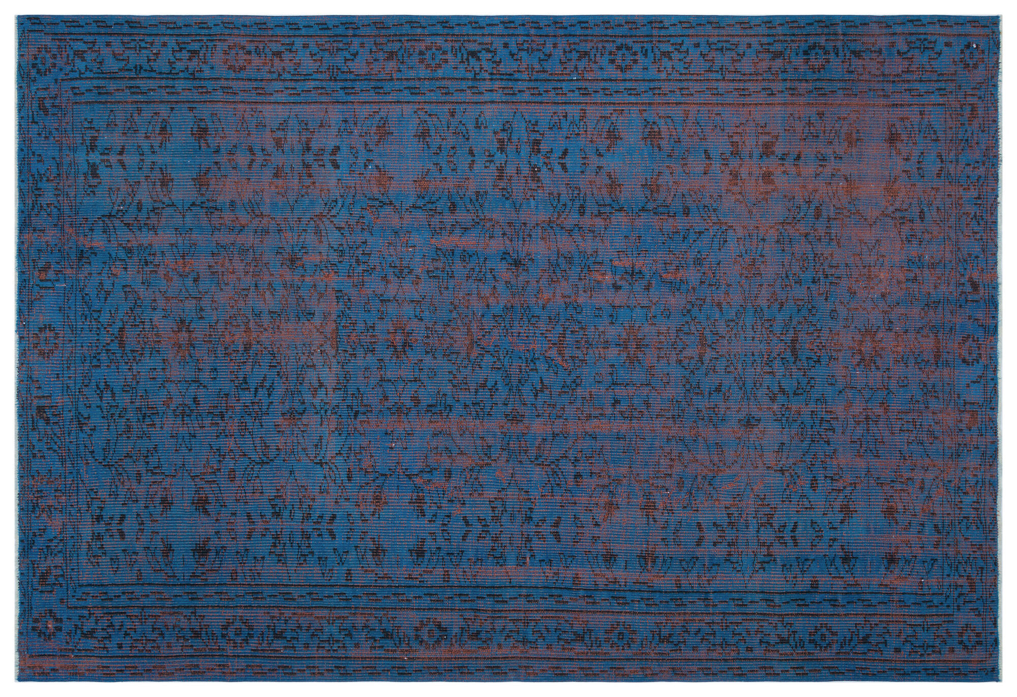 Apex Vintage Halı Mavi 28968 182x 268cm
