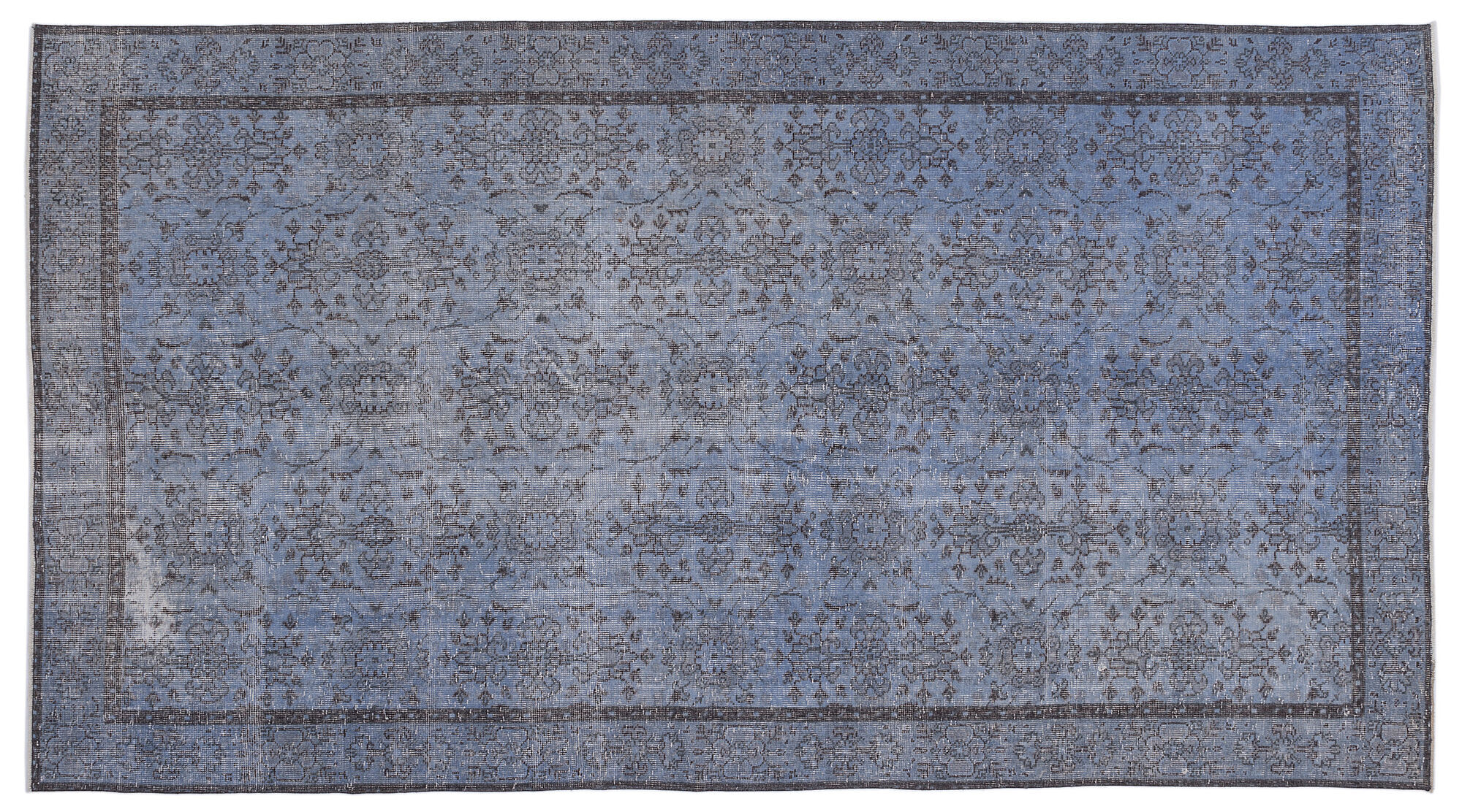Apex Vintage Halı Mavi 8675 168x 312cm