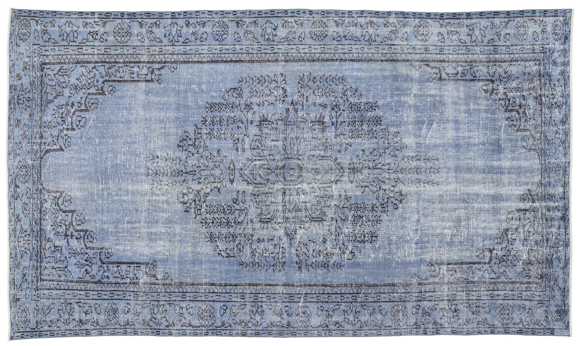 Apex Vintage Halı Mavi 9896 166x 289cm
