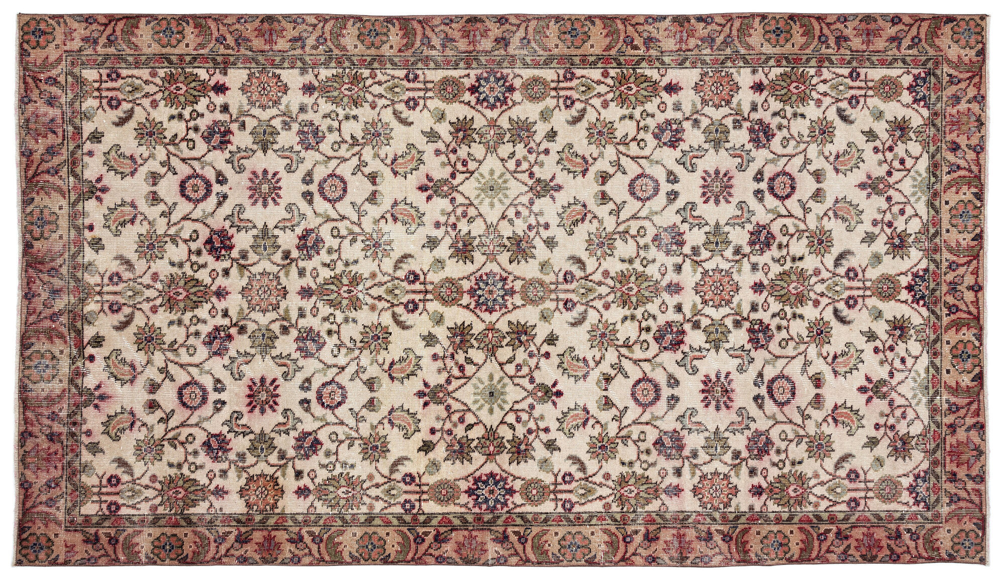 Apex Vintage Halı Naturel 10093 159 cm X 285 cm