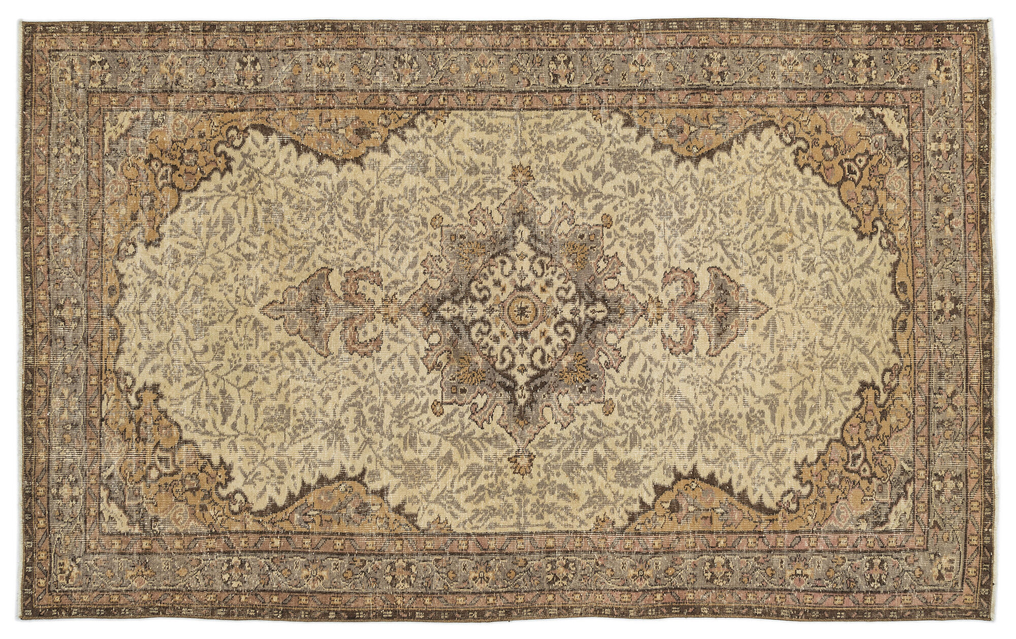 Apex Vintage Halı Naturel 10258 164 cm X 268 cm