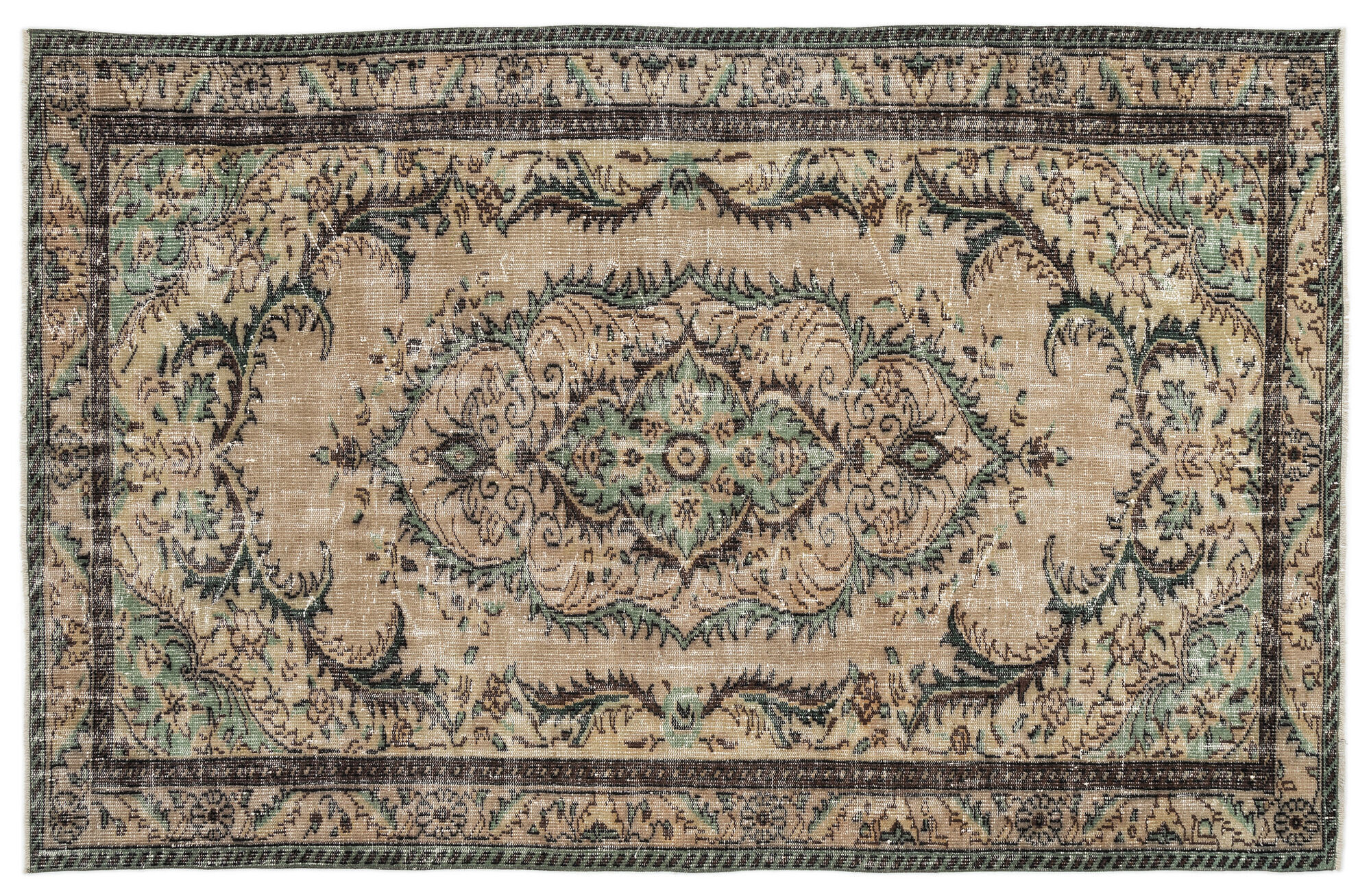 Apex Vintage Halı Naturel 12207 170 cm X 265 cm
