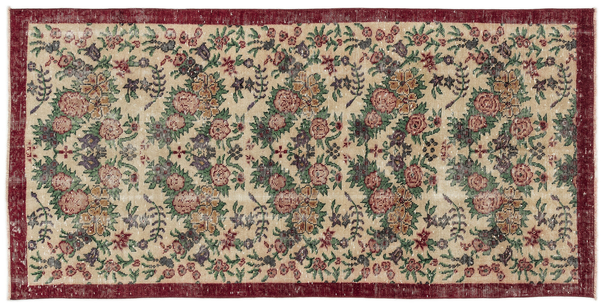 Apex Vintage Halı Naturel 12392 107 cm X 219 cm