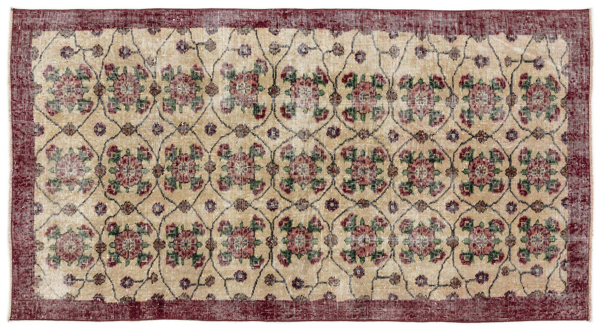 Apex Vintage Halı Naturel 12393 107 cm X 200 cm