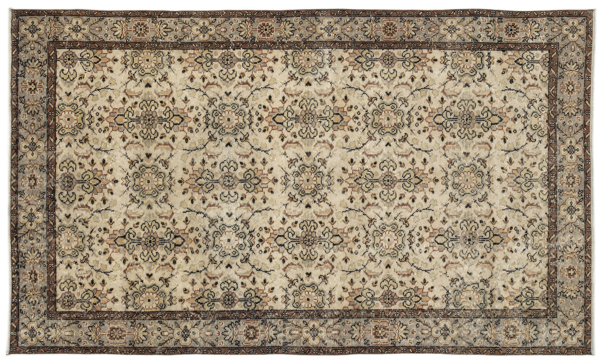 Apex Vintage Halı Naturel 12789 160 cm X 270 cm