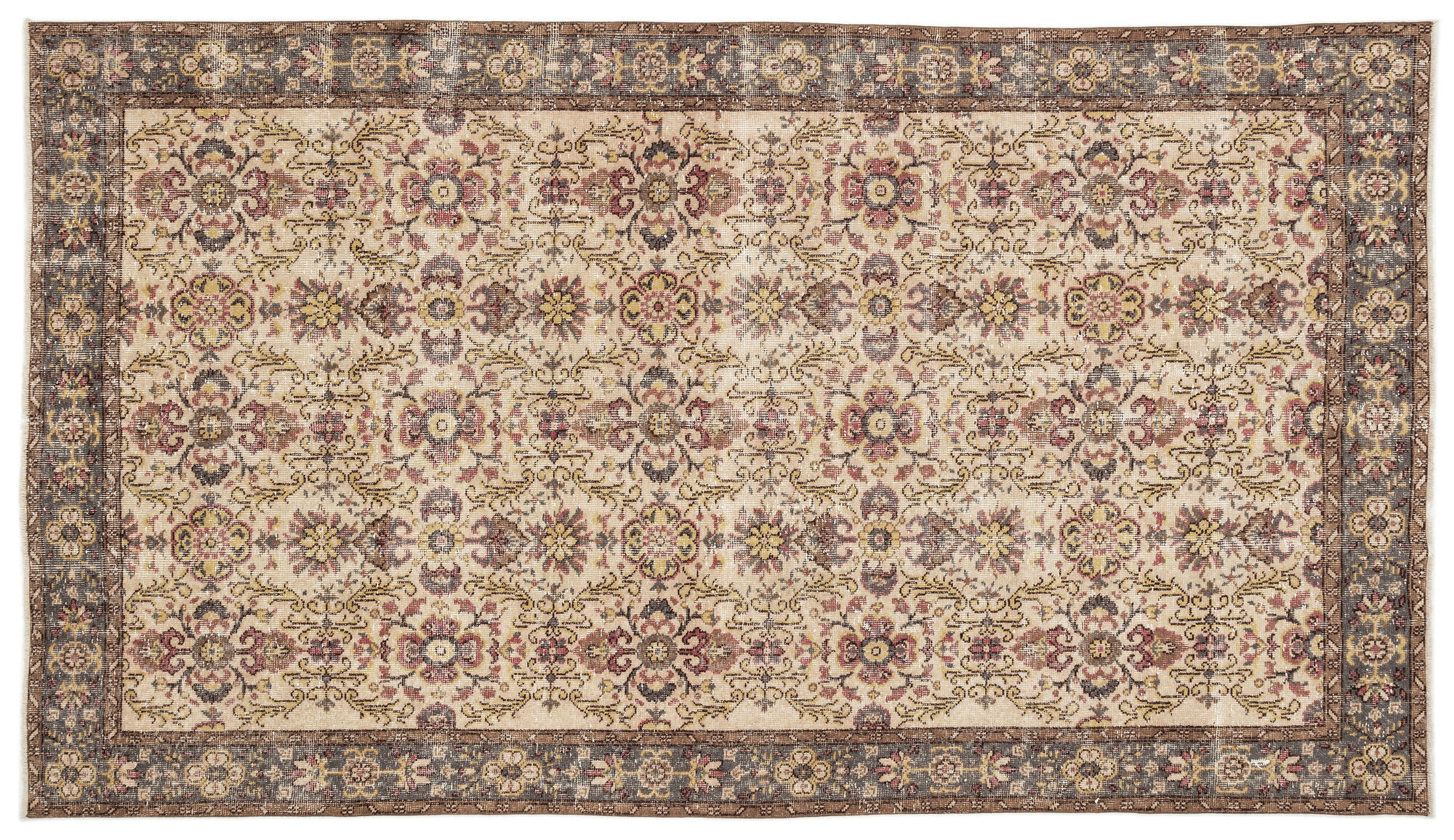 Apex Vintage Halı Naturel 12844 170 cm X 306 cm