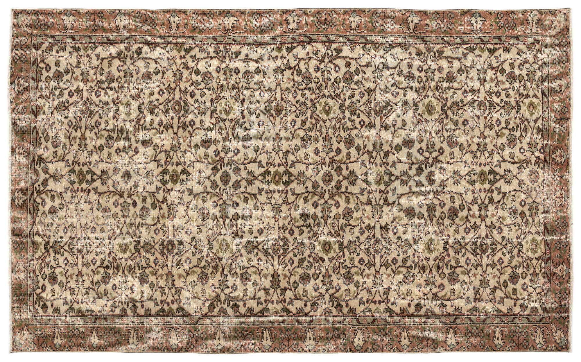 Apex Vintage Halı Naturel 12951 169 cm X 275 cm