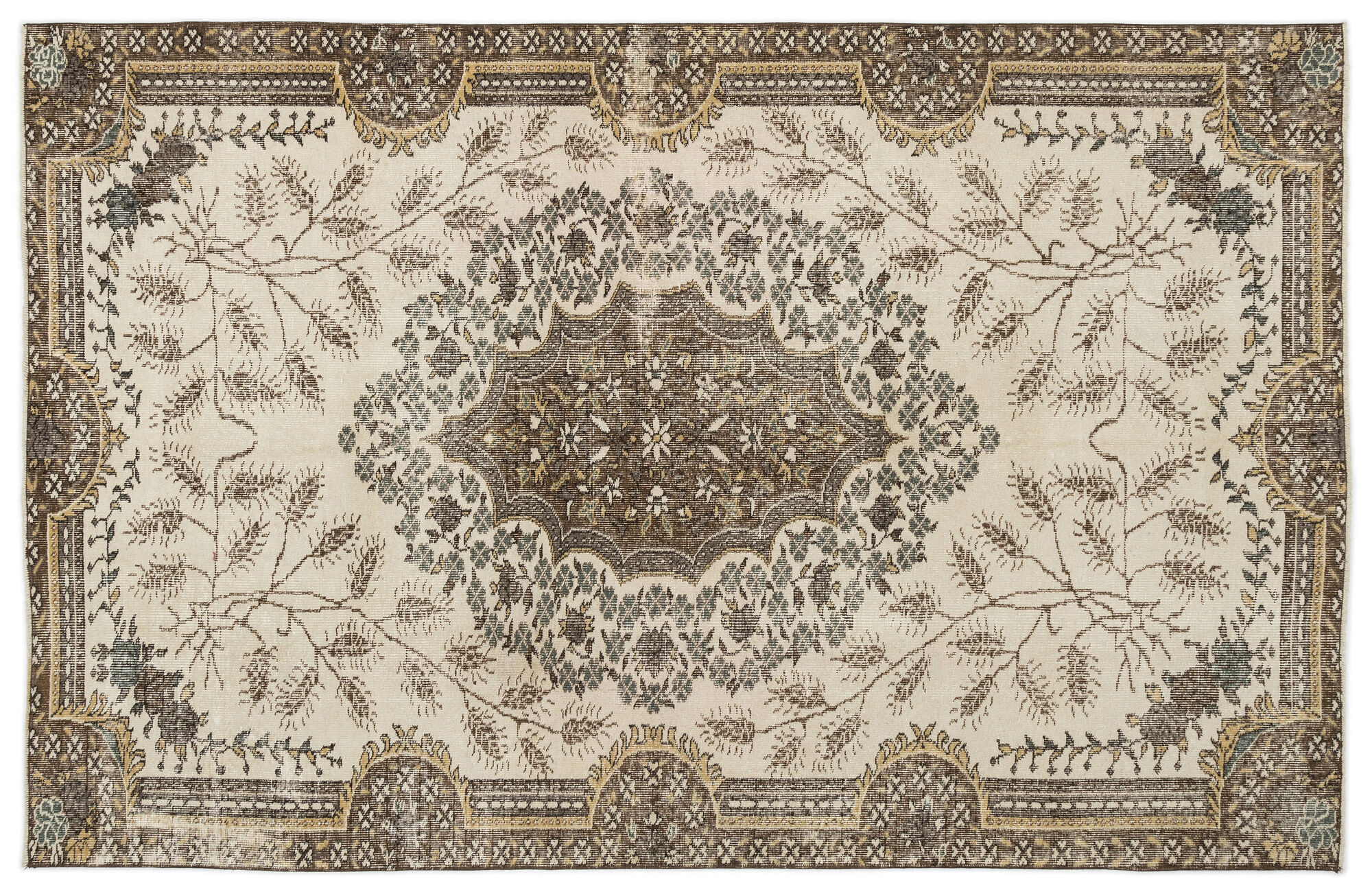 Apex Vintage Halı Naturel 14303 167 cm X 262 cm