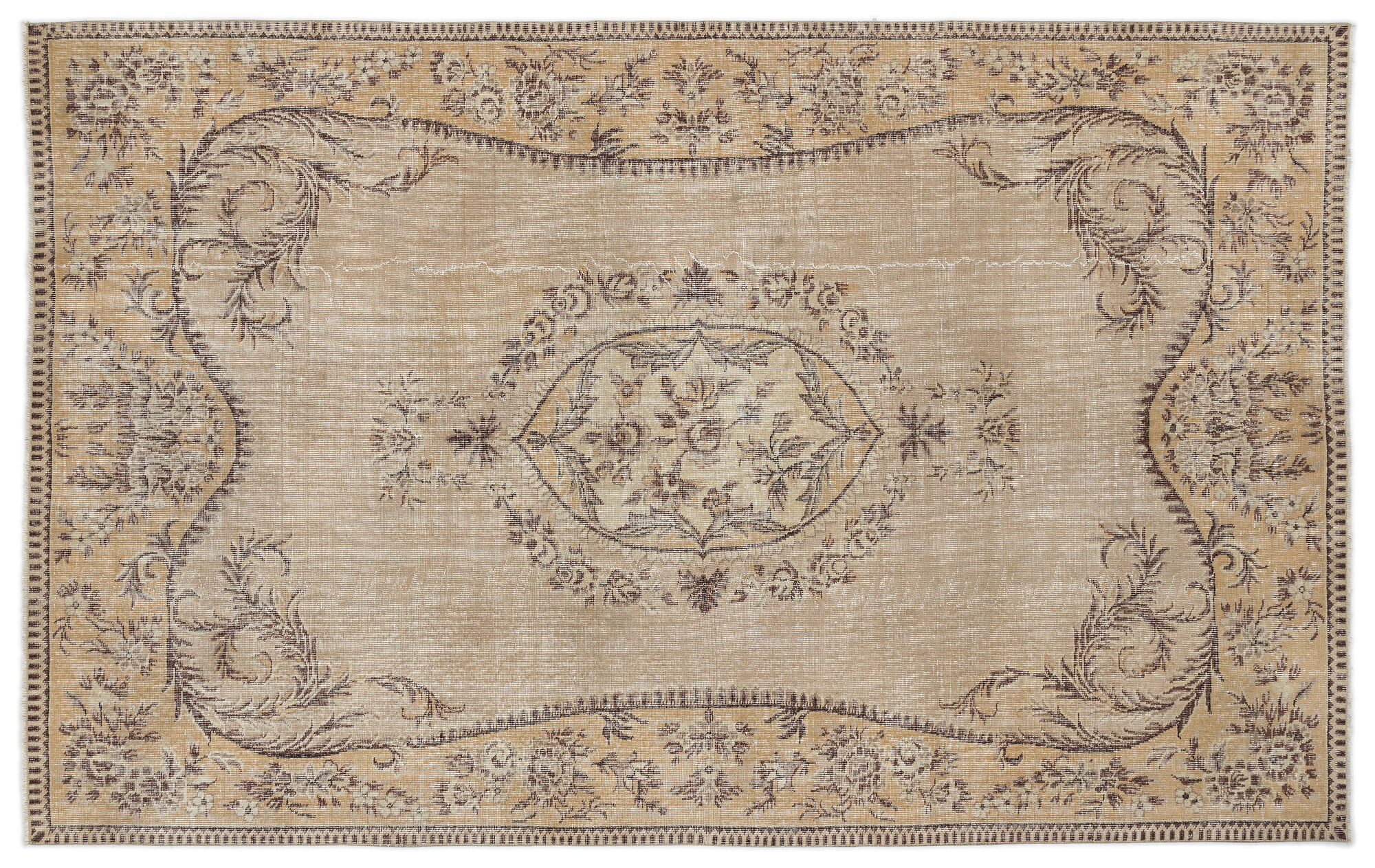 Apex Vintage Halı Naturel 15214 186 cm X 295 cm