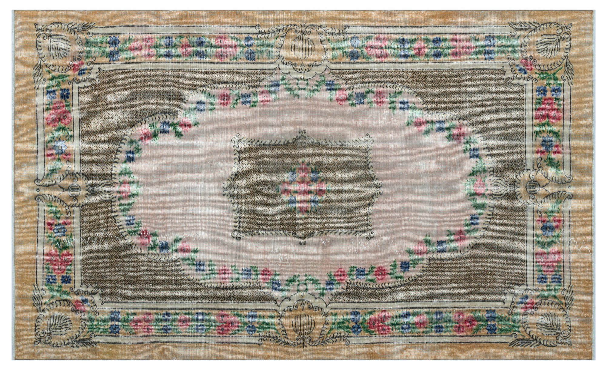 Apex Vintage Halı Naturel 25857 165 cm X 275 cm