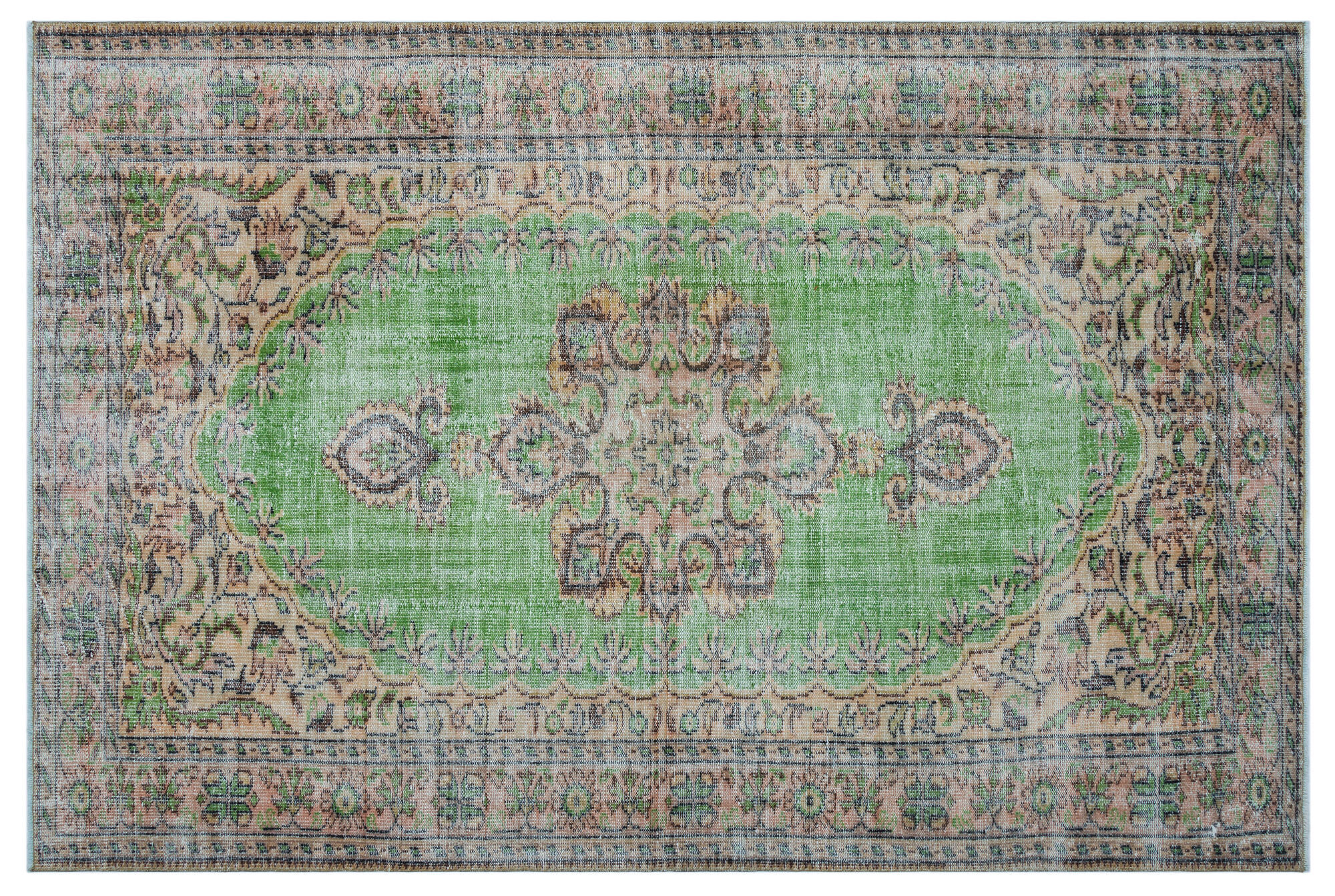 Apex Vintage Halı Naturel 25865 182 cm X 276 cm