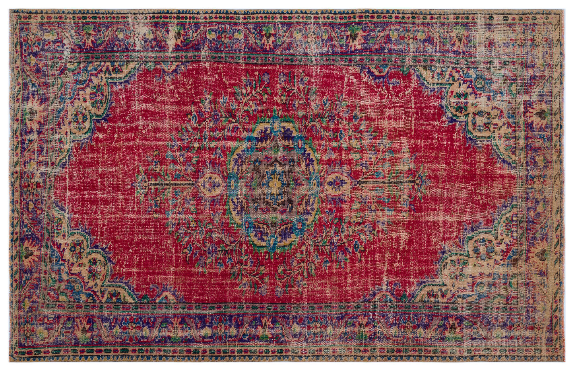 Apex Vintage Halı Naturel 27371 181 cm X 283 cm
