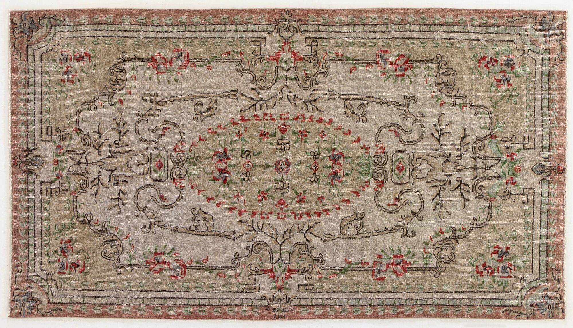 Apex Vintage Halı Naturel 4436 115 cm X 211 cm