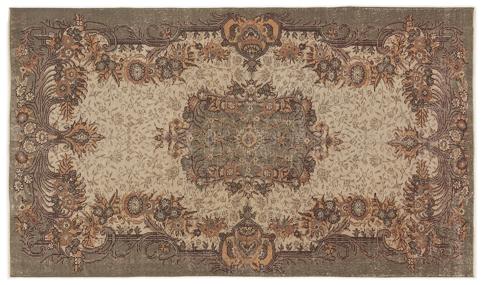 Apex Vintage Halı Naturel 7652 160 cm X 277 cm