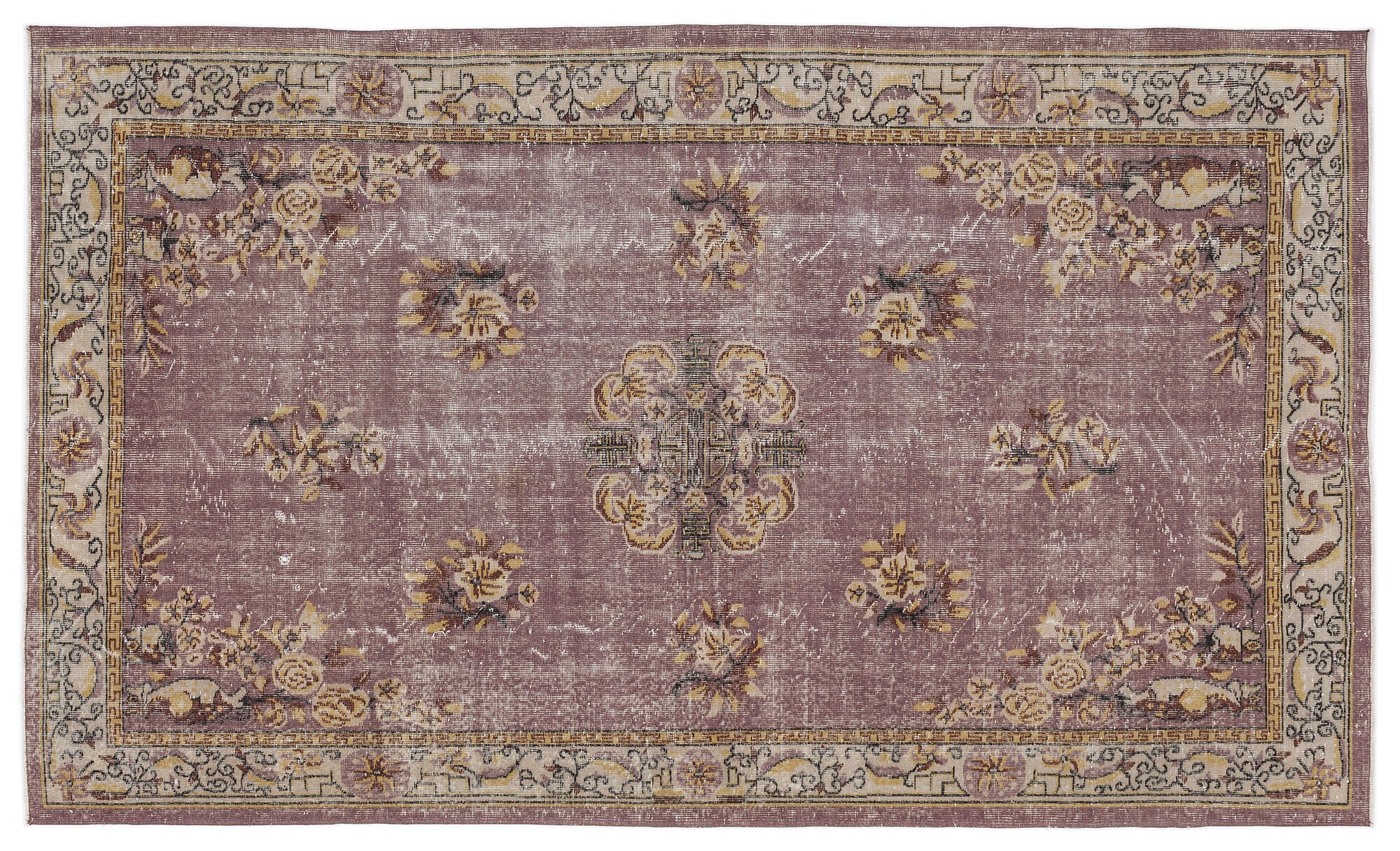 Apex Vintage Halı Naturel 8181 175 cm X 301 cm