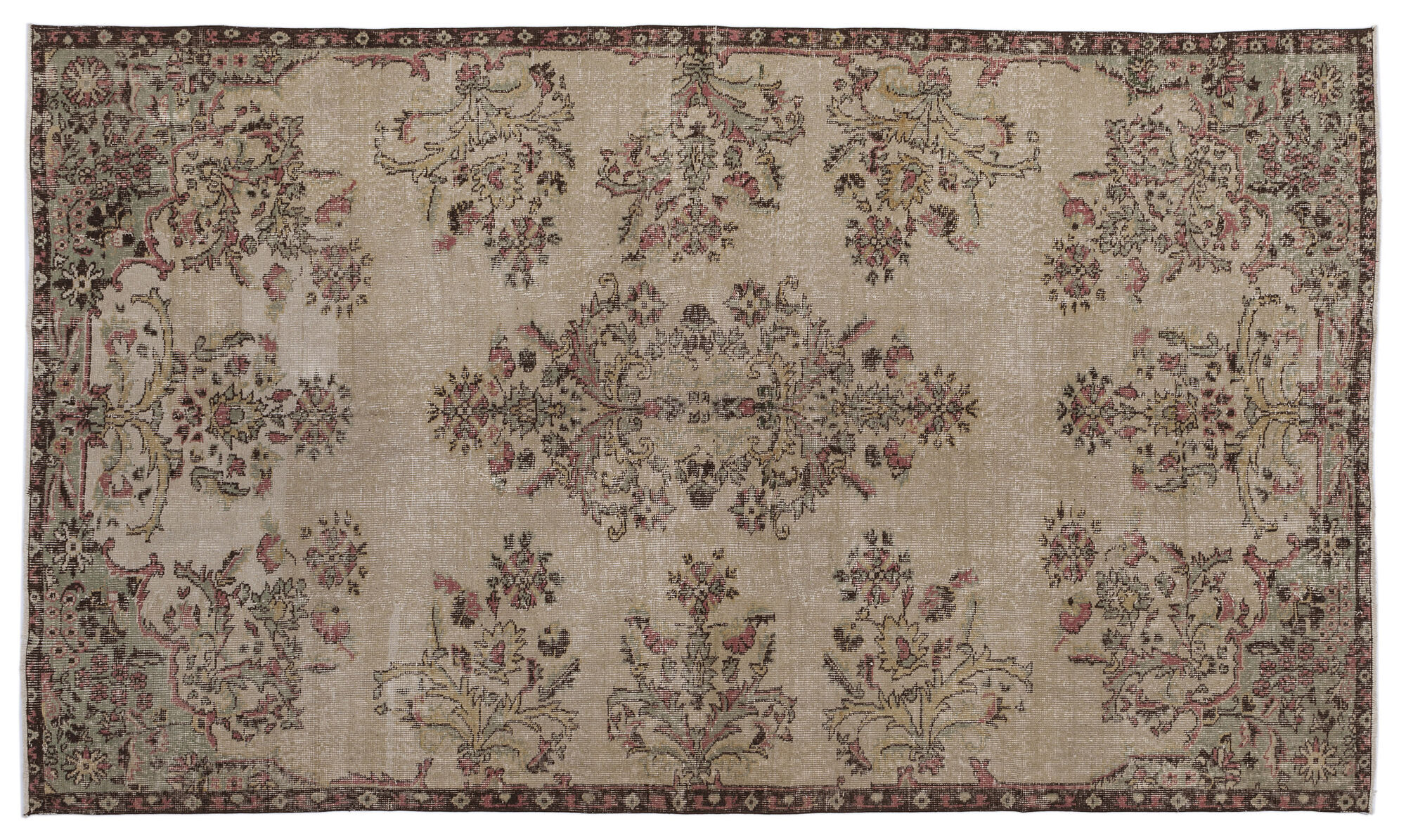 Apex Vintage Halı Naturel 8401 172 cm X 300 cm