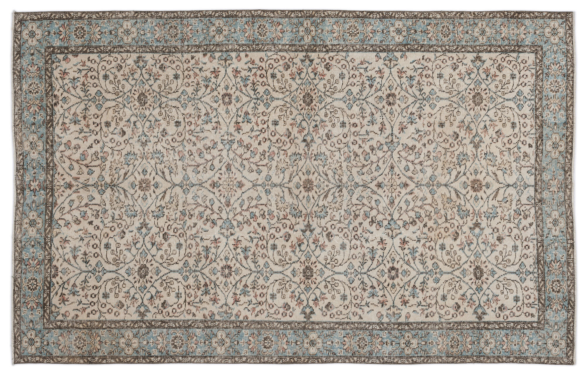 Apex Vintage Halı Naturel 8952 166 cm X 265 cm