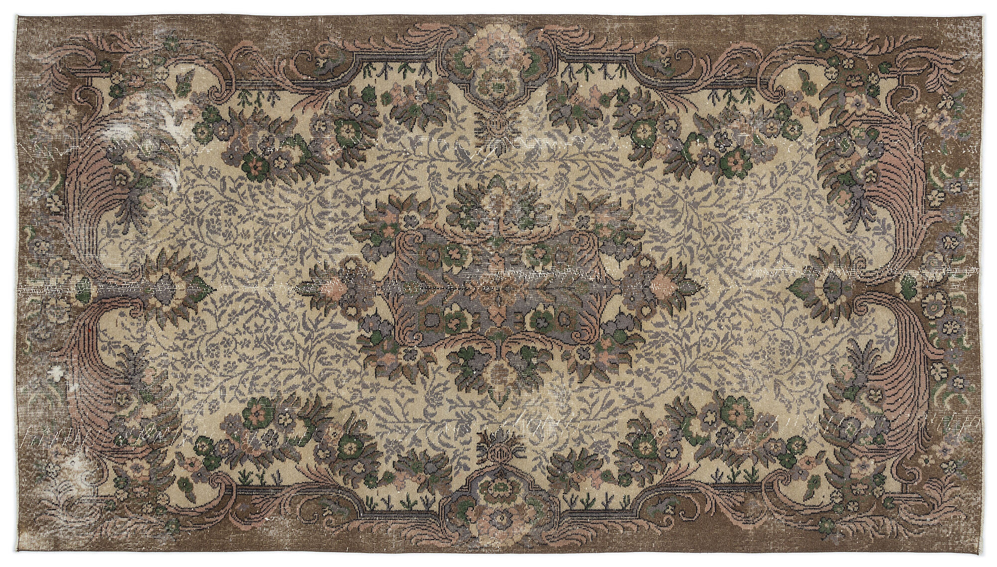 Apex Vintage Halı Naturel 9487 165 cm X 300 cm