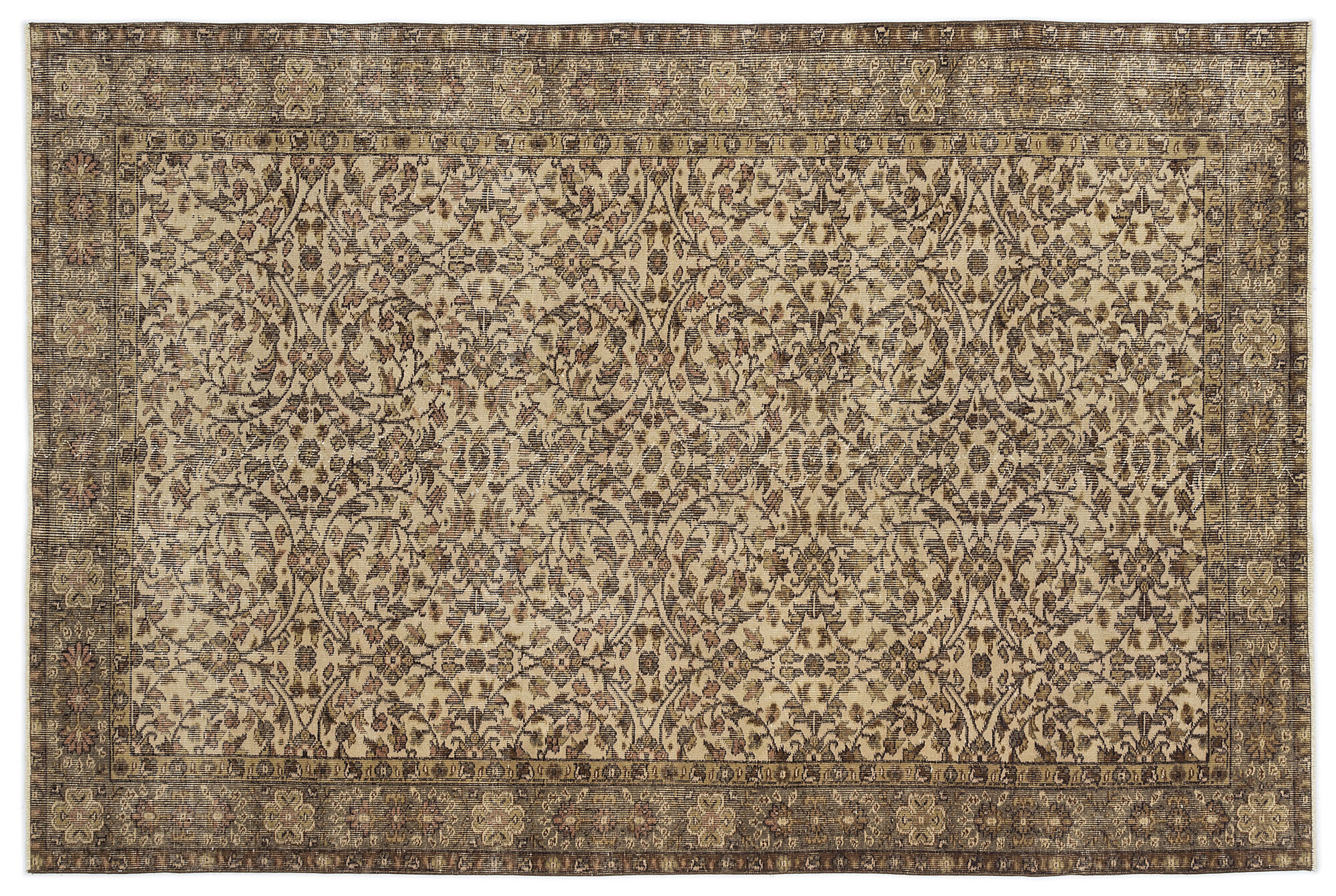 Apex Vintage Halı Naturel 9623 163 cm X 254 cm