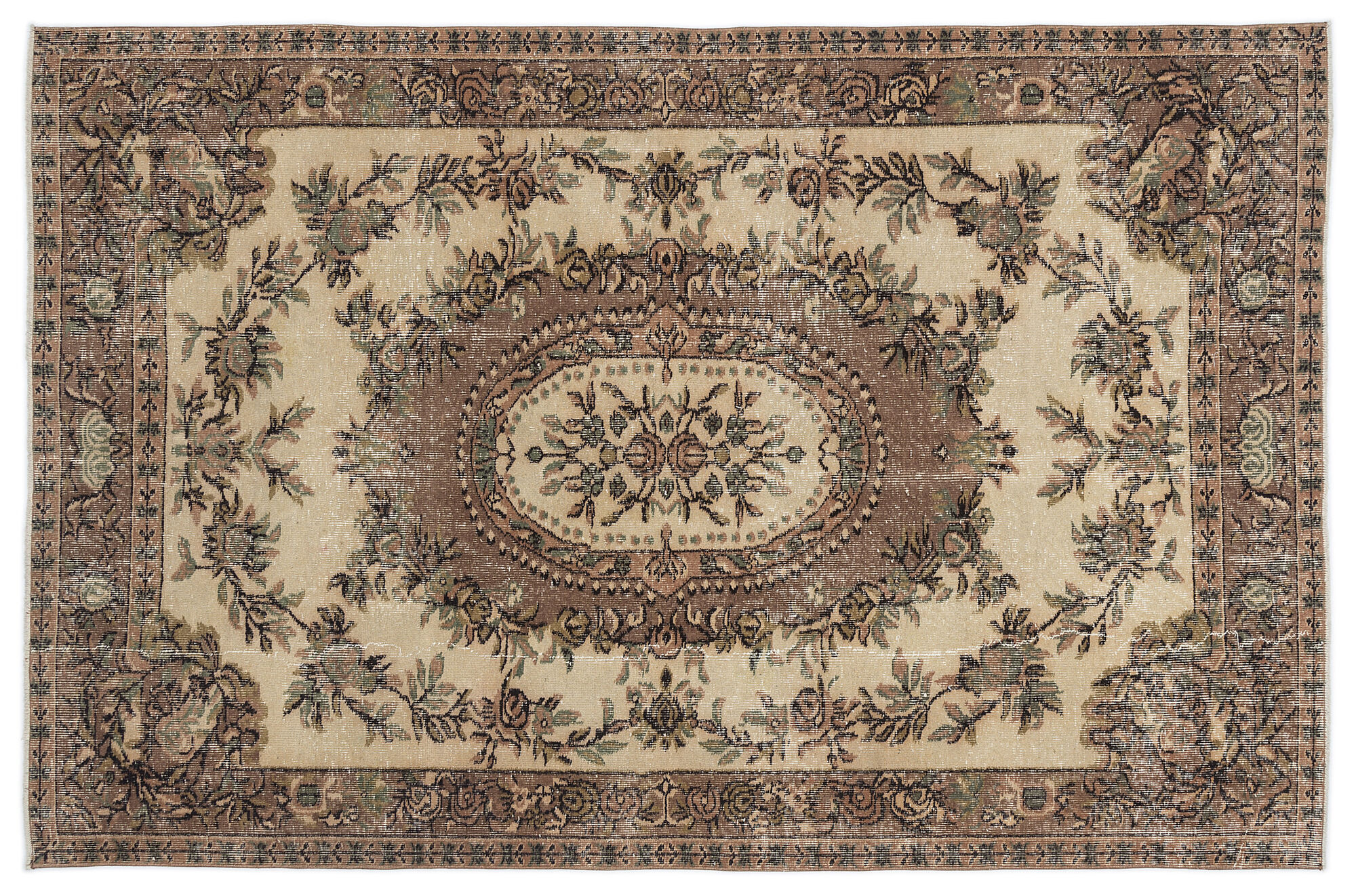 Apex Vintage Halı Naturel 9646 163 cm X 253 cm
