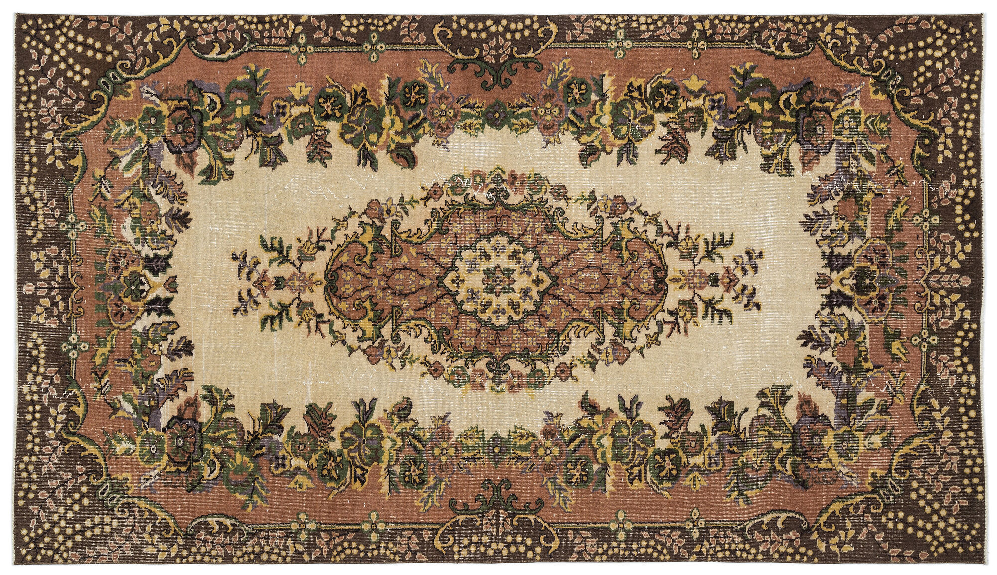 Apex Vintage Halı Naturel 9807 174 cm X 308 cm