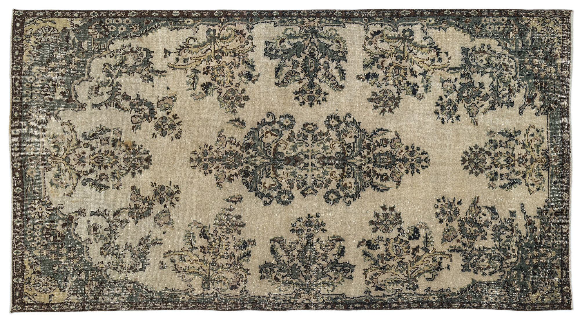 Apex Vintage Halı Naturel 9812 166 cm X 303 cm