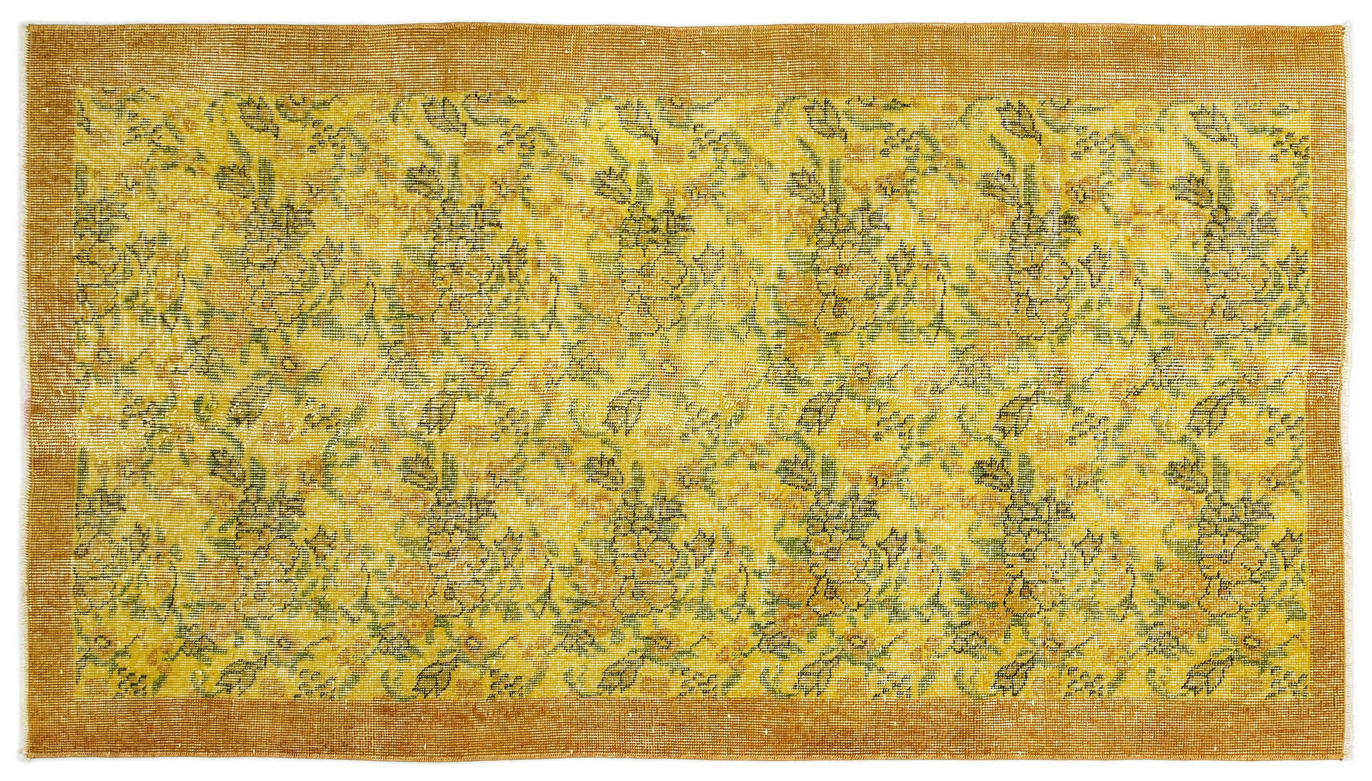 Apex Vintage Halı Sarı 10732 111x202cm
