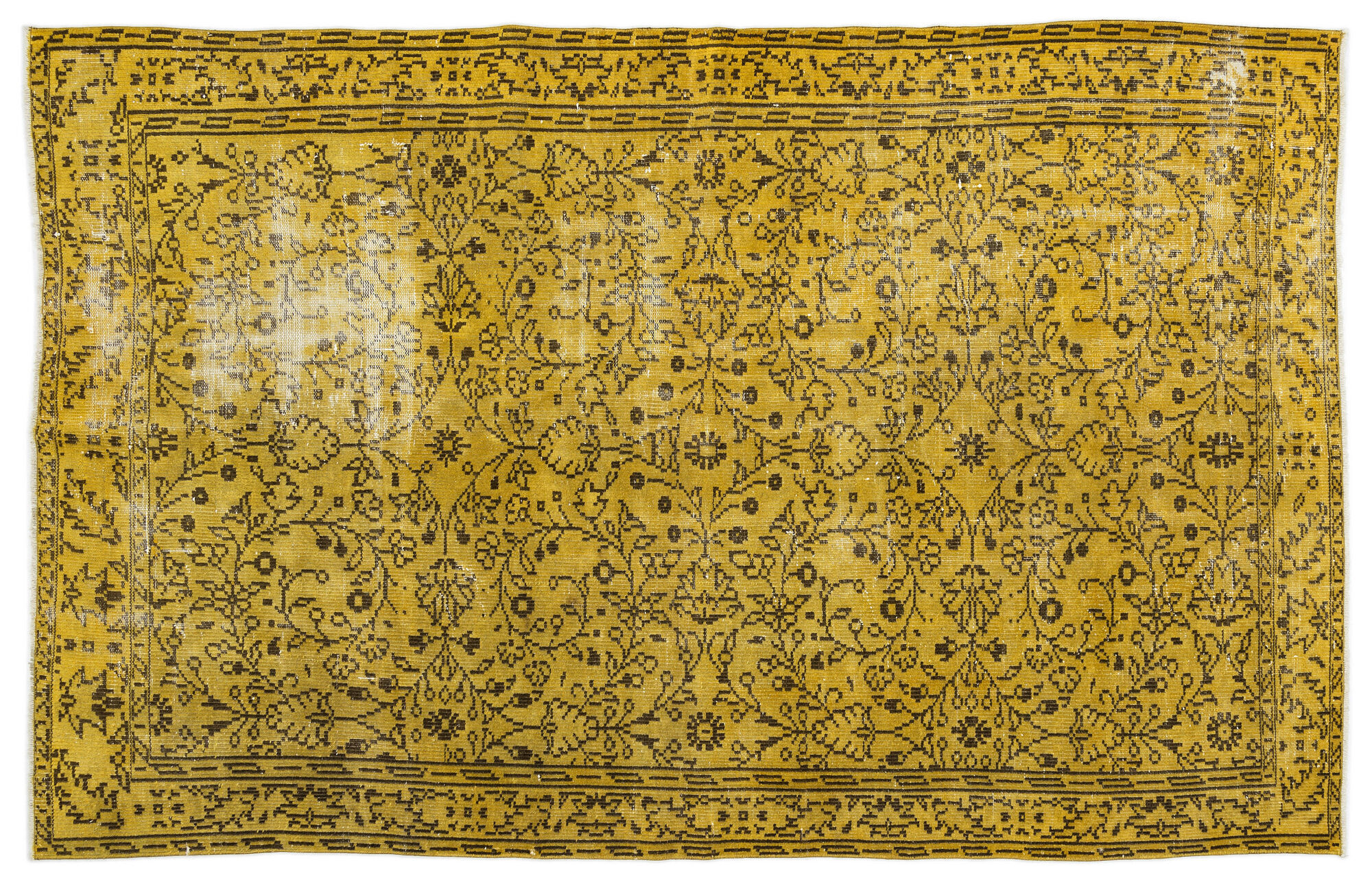 Apex Vintage Halı Sarı 10902 176x284cm